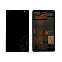 Дисплей Nokia X2 black, с рамкой, Original