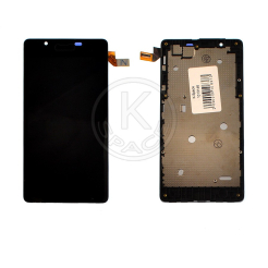 Дисплей Nokia 540 black, з рамкою, High Quiality