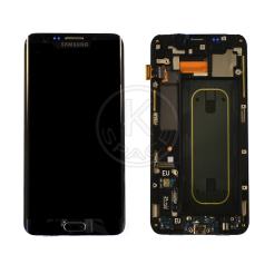Дисплей Samsung G928 Galaxy S6 Edge Plus black, з рамкою, Service Pack Original