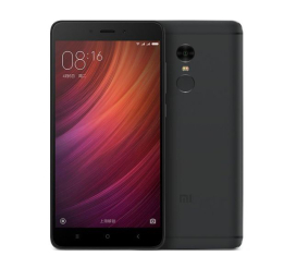 Задняя крышка Xiaomi Redmi Note 4X black (со стеклом камеры)
