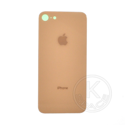 Задня кришка корпуса iPhone 8 gold, зі склом камери