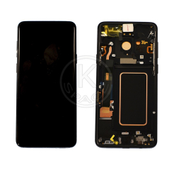 Дисплей Samsung G965 Galaxy S9 Plus black, з рамкою, Service Pack Original