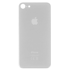 Задня кришка корпуса iPhone 8 white, великий виріз під камеру