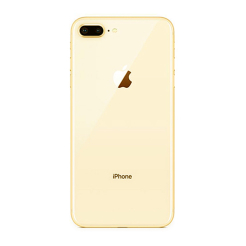 Задня кришка корпуса iPhone 8 Plus gold, великий виріз під камеру