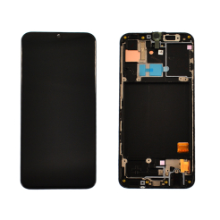 Дисплей Samsung A405 Galaxy A40 2019 black, з рамкою, Service Pack Original