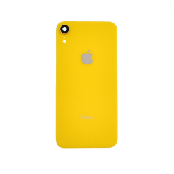 Задня кришка корпуса iPhone Xr yellow, зі склом камери