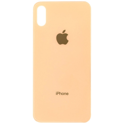 Задня кришка корпуса iPhone X gold, великий виріз під камеру