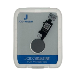 Кнопка Home 6rd gen. JCID для iPhone 7 | 7 Plus | 8 | 8Plus | SE2020 | SE2022 black (працює тільки з оріг. дисплеєм)