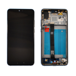 Дисплей Huawei P20 Plus silver, з рамкою, Original