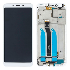 Дисплей Xiaomi Redmi 6 | Redmi 6A white, з рамкою, Original (PRC)