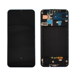 Дисплей Samsung A505 Galaxy A50 2019 black, з рамкою, Service Pack Original