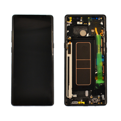 Дисплей Samsung N950 Galaxy Note 8 black, з рамкою, Service Pack Original