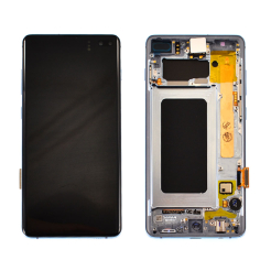 Дисплей Samsung G975 Galaxy S10 Plus blue, з рамкою, Service Pack Original