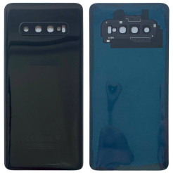 Задня кришка Samsung G975 Galaxy S10 Plus black (зі склом камери)