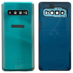 Задня кришка Samsung G973 Galaxy S10 green (зі склом камери)