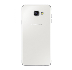 Задня кришка Samsung A710 Galaxy A7 2016 white (без скла камери)