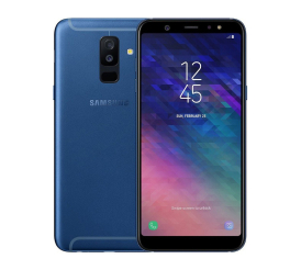 Задня кришка Samsung A605 Galaxy A6 Plus Dual 2018 blue (зі склом камери)