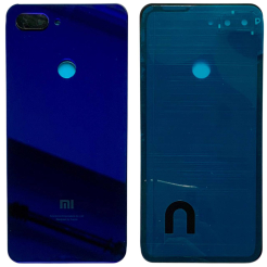 Задня кришка Xiaomi Mi8 Lite blue (зі склом камери)