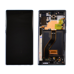 Дисплей Samsung N975 Galaxy Note 10 Plus black, з рамкою, Service Pack Original