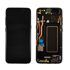 Дисплей Samsung G950 Galaxy S8 black, з рамкою, Service Pack Original