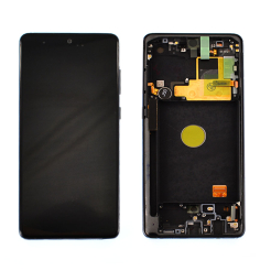 Дисплей Samsung N770 Galaxy Note 10 Lite black, з рамкою, Service Pack Original
