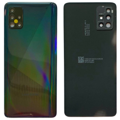Задня кришка Samsung A515 Galaxy A51 2019 black (зі склом камери)