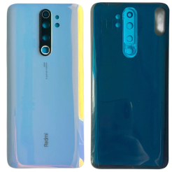 Задняя крышка Xiaomi Redmi Note 8 Pro white (со стеклом камеры)