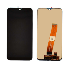 Дисплей Samsung A015 Galaxy A01 (широкий конектор) black, без рамки, Service Pack Original