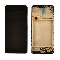 Дисплей Samsung A217 Galaxy A21s 2020 black, з рамкою, Service Pack Original