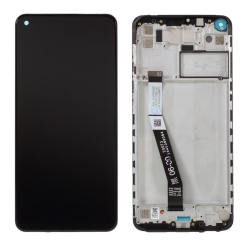 Дисплей Xiaomi Redmi Note 9 | Xiaomi Redmi 10X 4G black, з рамкою, Service Original