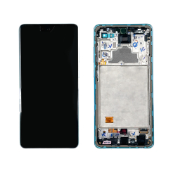 Дисплей Samsung A725 Galaxy A72 2021 blue, з рамкою, Service Pack Original