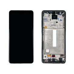 Дисплей Samsung A525 Galaxy A52 2021 black, з рамкою, Service Pack Original