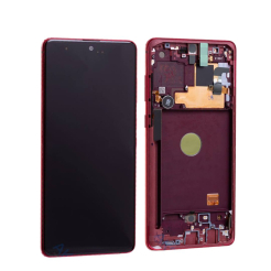 Дисплей Samsung N770 Galaxy Note 10 Lite red, з рамкою, Service Pack Original