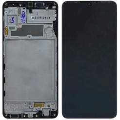 Дисплей Samsung A225 Galaxy A22 2021 black, з рамкою, Service Pack Original