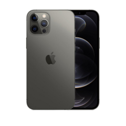 Задня кришка корпуса iPhone 12 Pro Max black, зі склом камери, High Quiality (НЕ цільнолита)