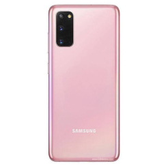 Задня кришка Samsung G980 Galaxy S20 pink (без скла камери)