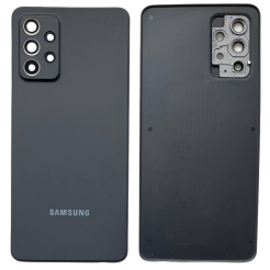 Задня кришка Samsung A725 | A726 Galaxy A72 2021 black (зі склом камери)