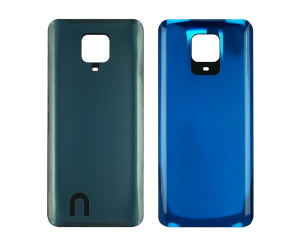 Задняя крышка Xiaomi Redmi Note 9 Pro blue (со стеклом камеры)