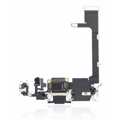 Нижній шлейф iPhone 11 Pro black з портом зарядки та мікрофоном, Original (PRC)