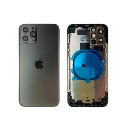 Корпус iPhone 11 Pro black ver. EU, High Quiality (кришка НЕ цільнолита)