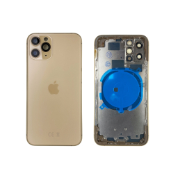 Корпус iPhone 11 Pro gold ver. EU, High Quiality (кришка НЕ цільнолита)