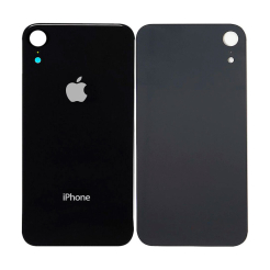 Задня кришка корпуса iPhone Xr black, великий виріз під камеру