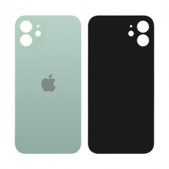 Задня кришка корпуса iPhone 12 green, великий виріз під камеру, High Quiality (НЕ цільнолита)