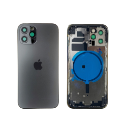 Корпус iPhone 12 Pro graphite ver. USA, High Quiality (кришка НЕ цільнолита)