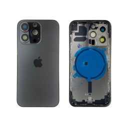 Корпус iPhone 13 Pro black ver. USA, High Quiality (кришка НЕ цільнолита)