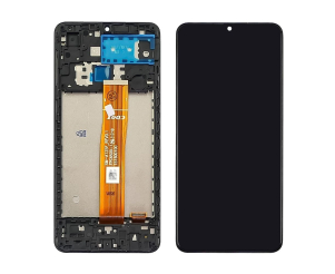 Дисплей Samsung A022 Galaxy A02 2021 black, з рамкою, INCELL
