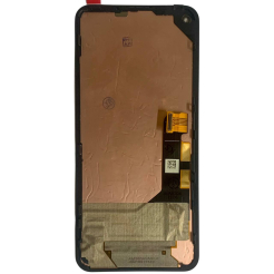 Дисплей Google Pixel 5A black, з рамкою, Original (переклеєне скло)