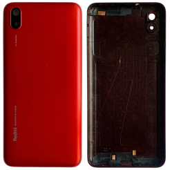 Задня кришка Xiaomi Redmi 7A red (зі склом камери)