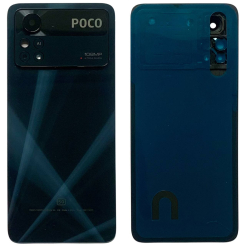 Задняя крышка Xiaomi Poco X4 Pro 5G black (со стеклом камеры)