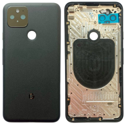 Задня кришка Google Pixel 5 black (зі склом камери)